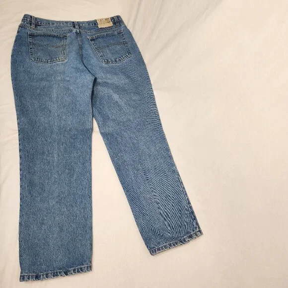 BUGLE BOY 750 Vintage Unisex Baggy Tapered Easy Fit Size 38W 32 IN Exc. Condit. - Picture 4 of 16